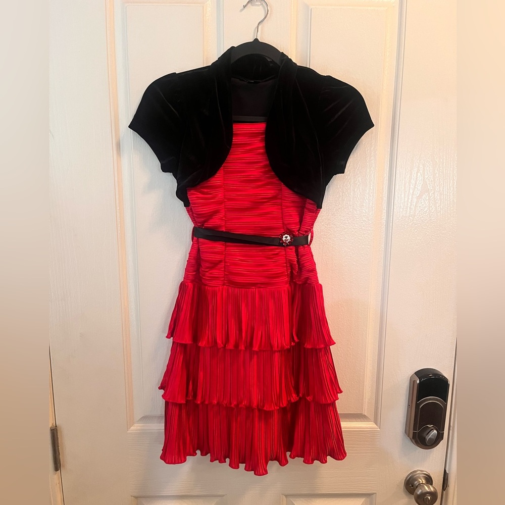 My Michelle Black & Red Party Dress